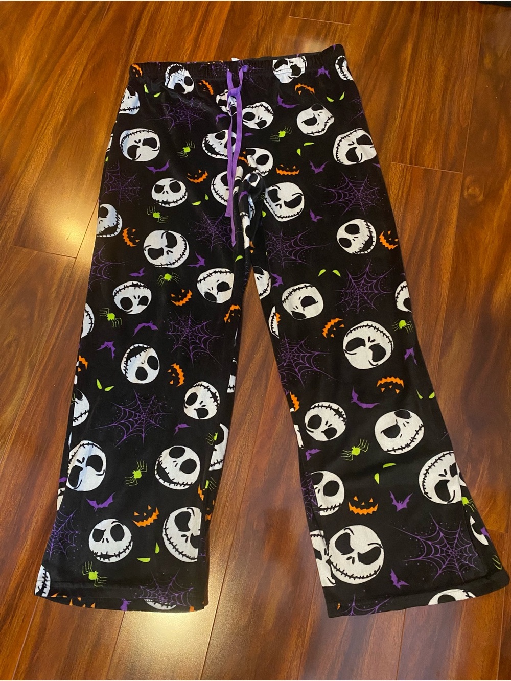 Disney The Night Before Christmas Halloween Pajama Pants with Drawstring XL